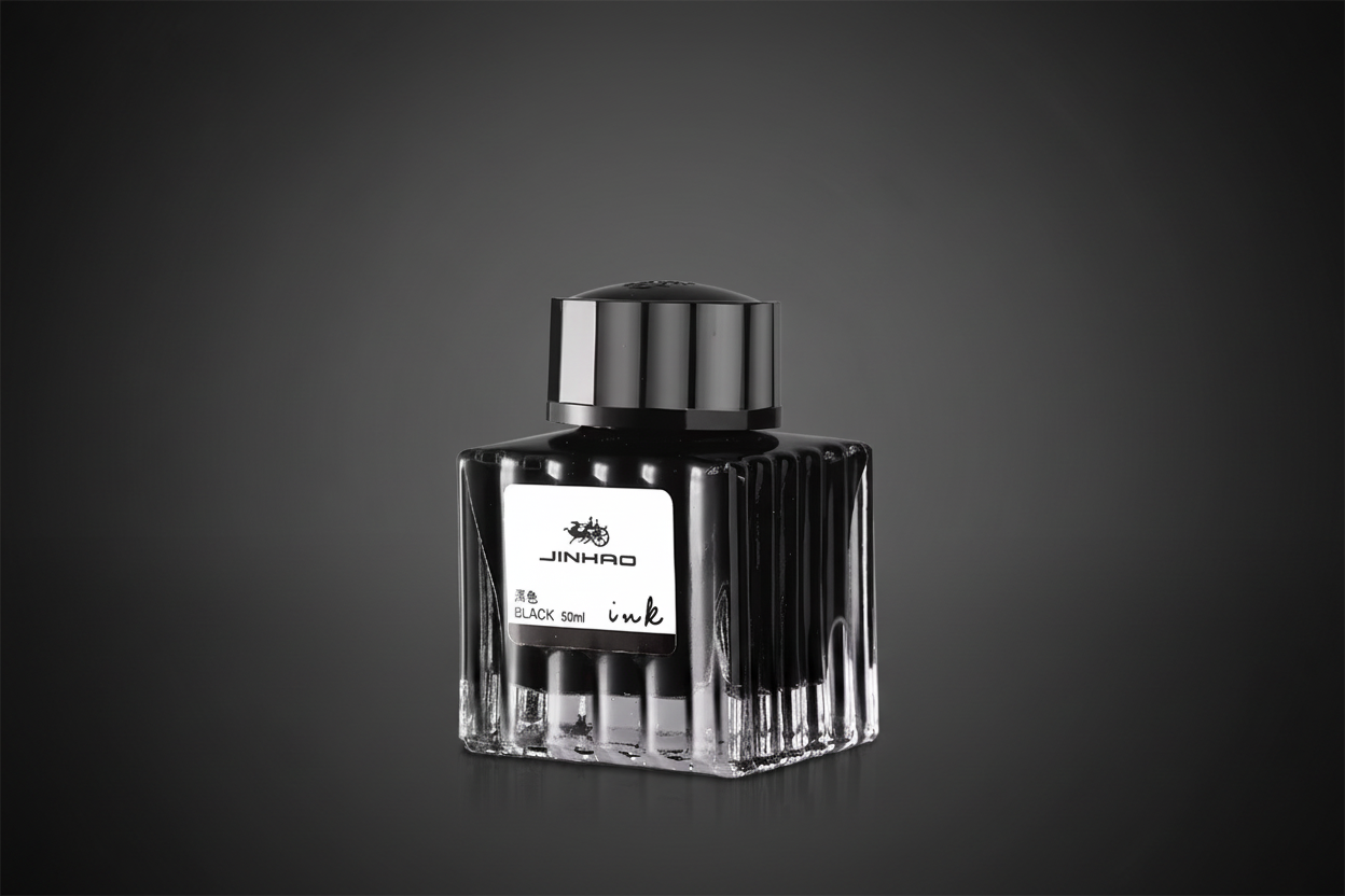 Ink Bottle Dark Background